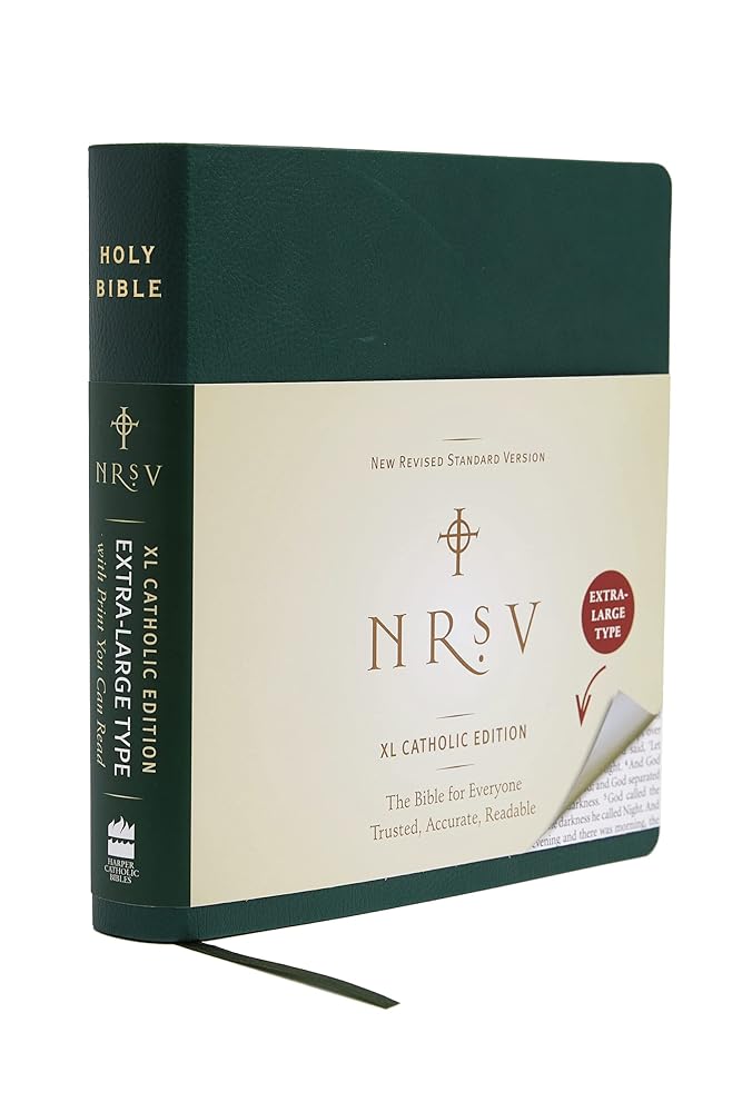 NRSV XL, Catholic Edition, Hardcover, Green cover image