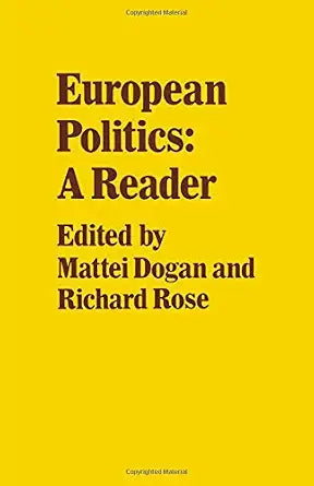 European Politics: A Reader cover image