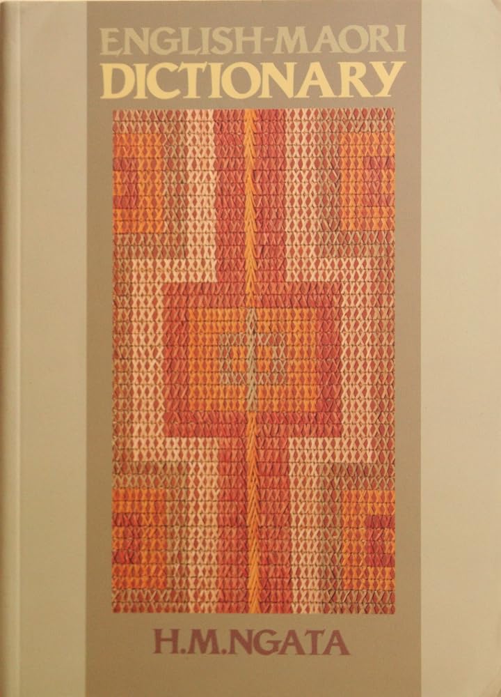 English-Maori dictionary cover image