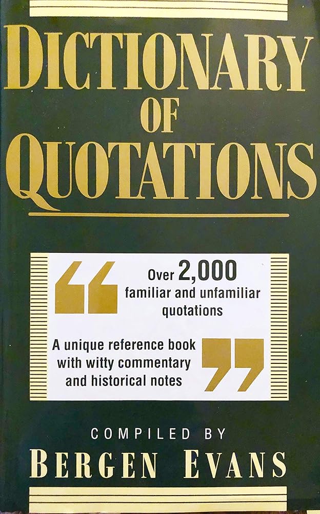 Dictionary Of Quotations cover image