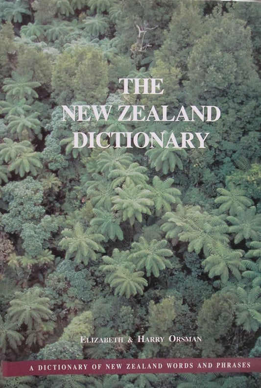 The New Zealand Dictionary cover image
