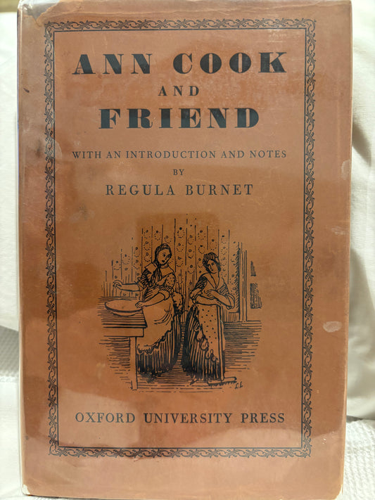 Ann Cook and Friend (1936) 1st Ed Hardcover w/ Rare Original Dust Jacket – Oxford University Press