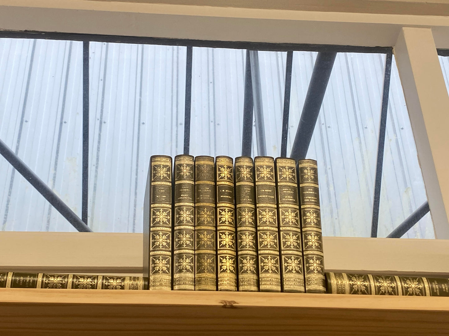 Olive-green hardcover collection
